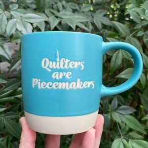 Missouri Star Quilt Co. “Quilters are Piecemakers” advent 2023 mug